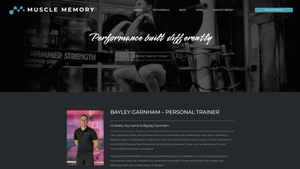 Muscle Memory - Bayley Garnham