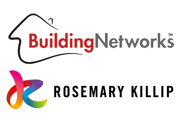 Building Networks and Rosemary Killip logos