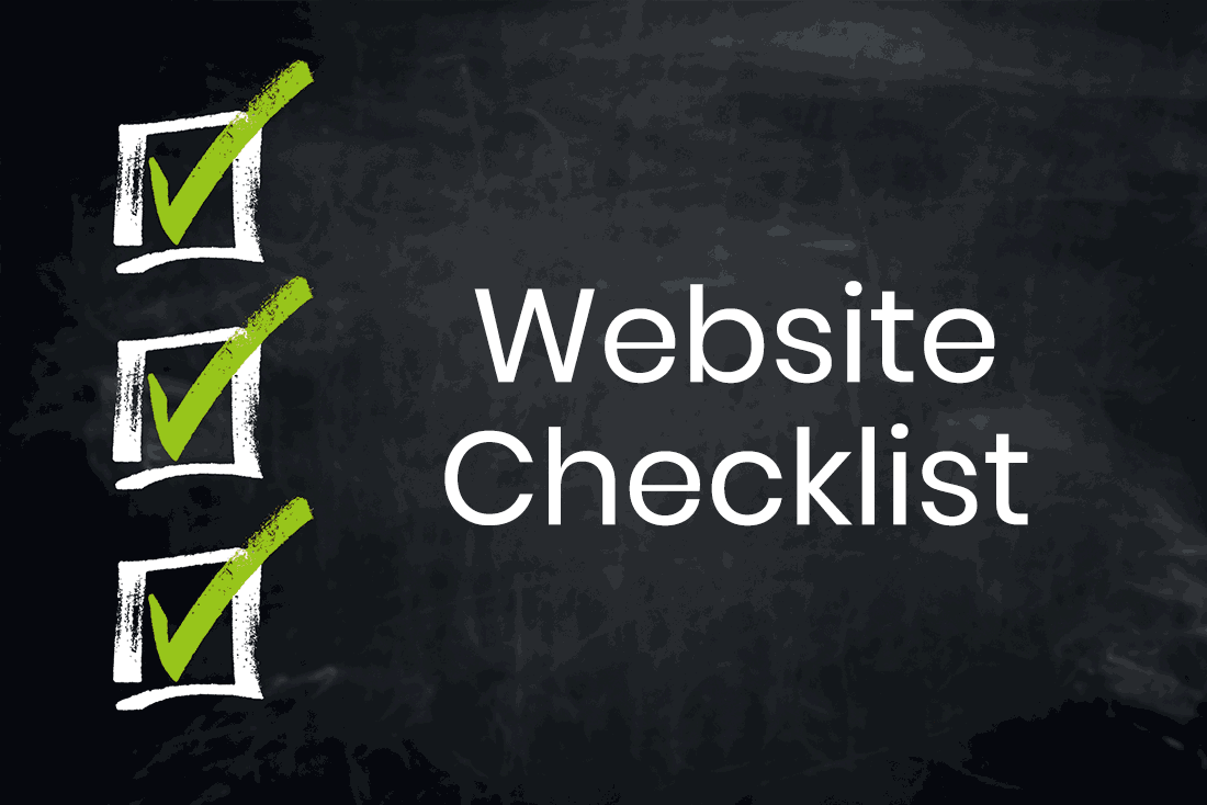 Outbox – Website Check List